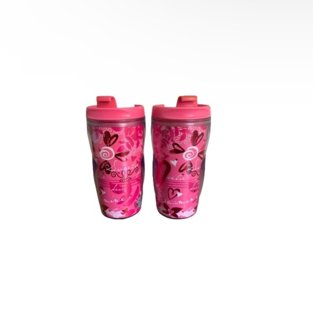 Starbucks Mini “Love” Plastic Tumblers (Set of 2)